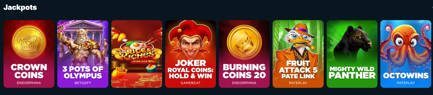 turbosven casino jackpots