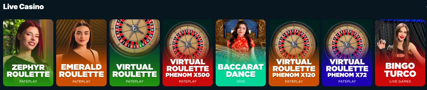 turbosven casino live casino